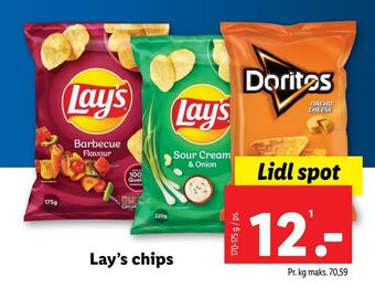 Lidl Lay's chips tilbud