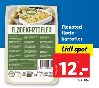 Lidl Flensted flødekartofler tilbud