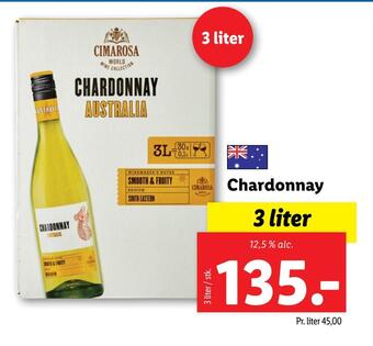 Lidl Chardonnay tilbud