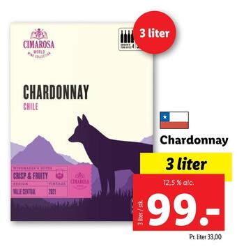 Lidl Chardonnay tilbud