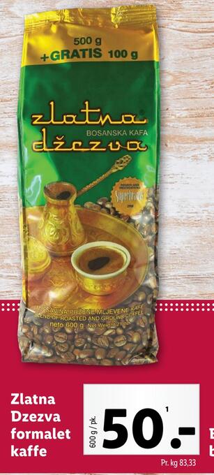 Zlatna dzezva formalet kaffe