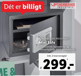 Lidl Mini safe tilbud