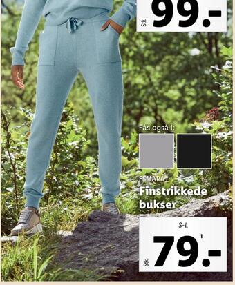 Lidl Finstrikkede bukser tilbud