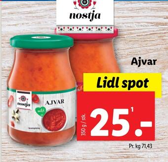 Lidl Ajvar tilbud