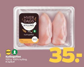 Netto Kyllingefilet tilbud