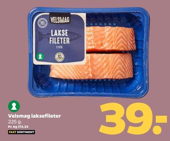 Netto Velsmag laksefileter tilbud