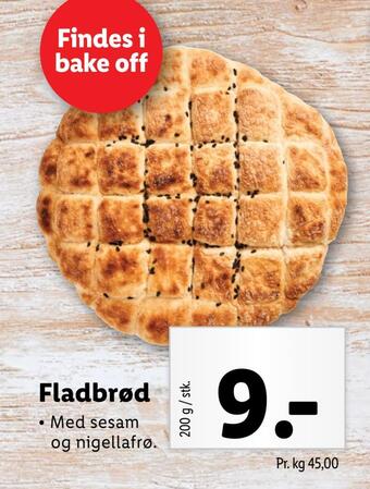 Lidl Fladbrød tilbud