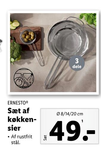 Lidl Sæt af køkkensier tilbud