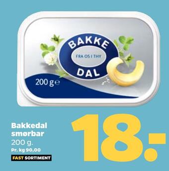 Netto Bakkedal smørbar tilbud