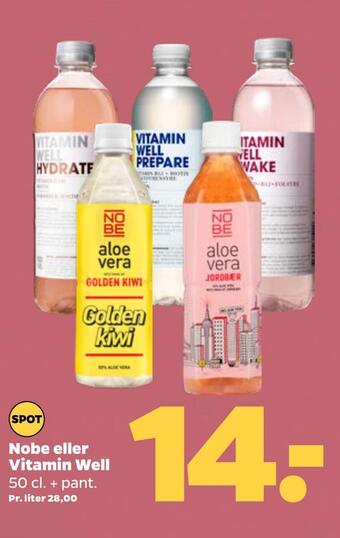 Netto Nobe eller vitamin well tilbud