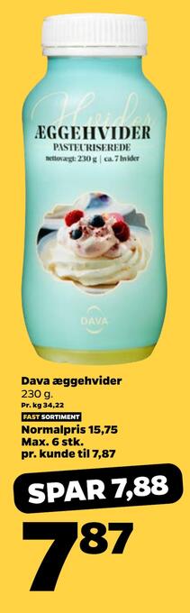 Netto Dava æggehvider tilbud