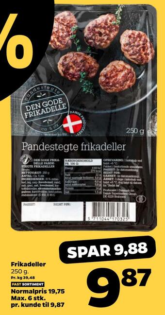 Netto Frikadeller tilbud