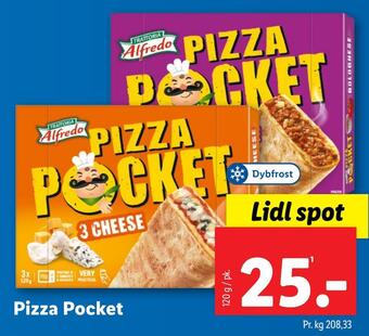 Lidl Pizza pocket tilbud