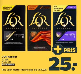 Netto L'or kapsler tilbud