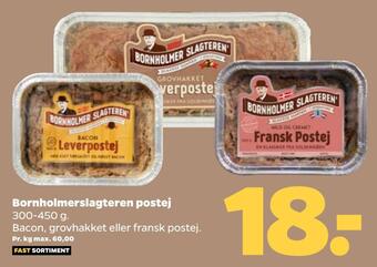 Netto Bornholmerslagteren postej tilbud