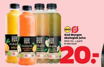 Netto God morgen økologisk juice tilbud