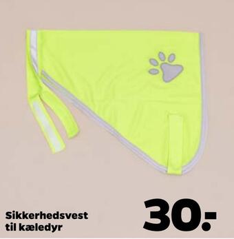 Sikkerhedsvest til kæledyr