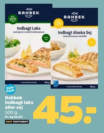 Netto Rahbek indbagt laks eller sej tilbud