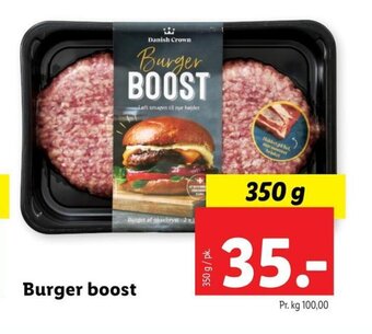 Lidl Burger boost tilbud