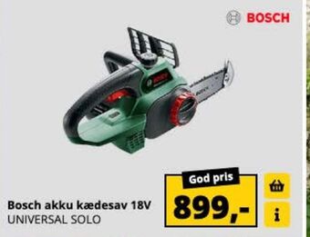 10-4 Byggecenter Bosch kædesav tilbud