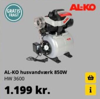 10-4 Byggecenter Al-ko husvandværk tilbud