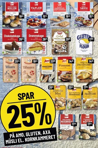 Løvbjerg Spar 25% på amo, gluten, axa müsli el. kornkammeret tilbud