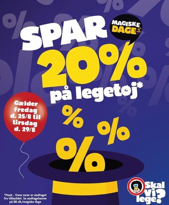 Fætter BR Spar 20% på legetøj tilbud