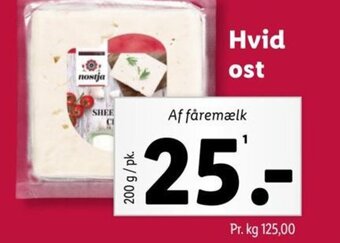 Lidl Hvid ost tilbud