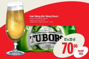 Min Købmand Grøn tuborg eller tuborg classic tilbud