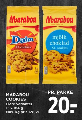 MENY Marabou cookies tilbud