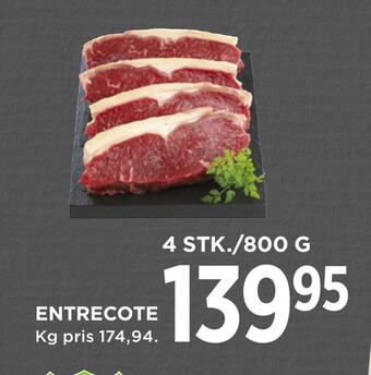 MENY Entrecote tilbud