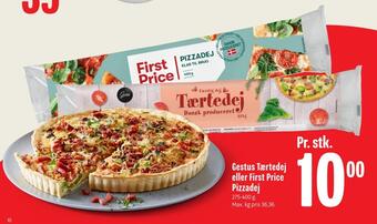 Min Købmand Gestus tærtedej eller first price pizzadej tilbud