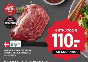 MENY Wienerschnitzler af dansk velfærdskalv tilbud