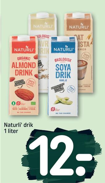 REMA 1000 Naturli' drik tilbud