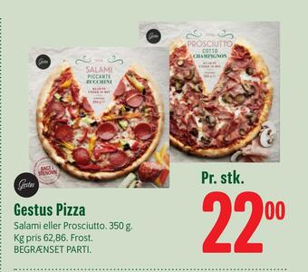 Min Købmand Gestus pizza tilbud