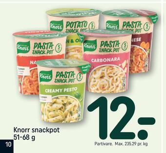 REMA 1000 Knorr snackpot tilbud