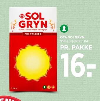 MENY Ota solgryn tilbud