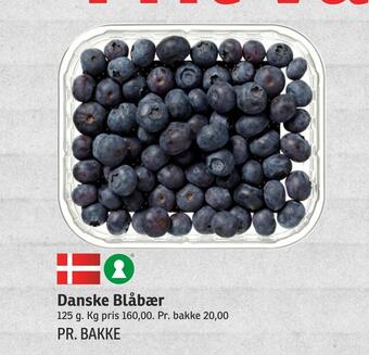 SPAR Danske blåbær tilbud