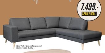 New york hjørnesofa openend