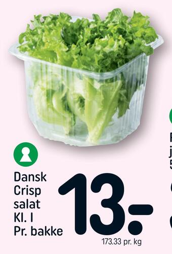 REMA 1000 Dansk crisp salat tilbud