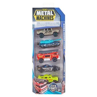 Legekæden Metal machines biler 5-pak tilbud