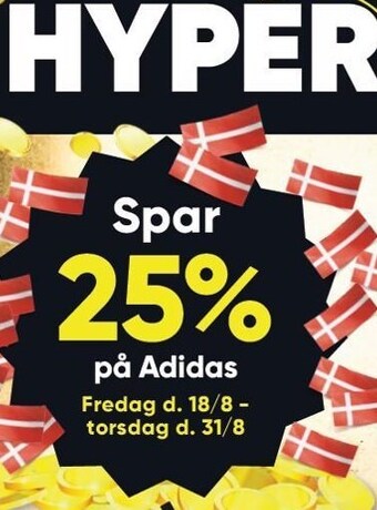 Bilka Spar 25% på adidas tilbud