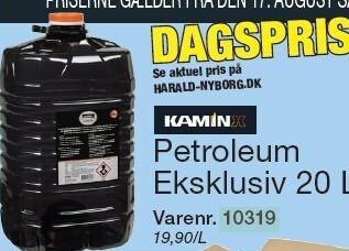 Harald Nyborg Kaminx petroleum eksklusiv 20 l tilbud