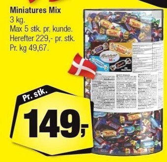 Calle Miniatures mix 3 kg tilbud