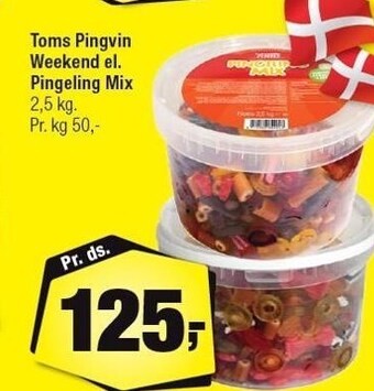 Calle Toms pingvin weekend el. pingeling mix 2,5 kg tilbud