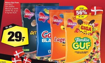 Calle Malaco giga poser 800-900 g tilbud