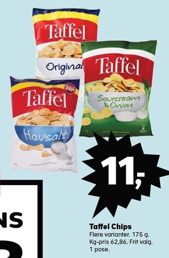 SuperBrugsen Taffel chips tilbud