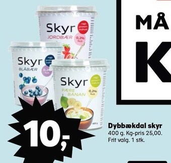 Kvickly Dybbækdal skyr tilbud