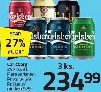 Fleggaard Carlsberg - 3 ks. tilbud