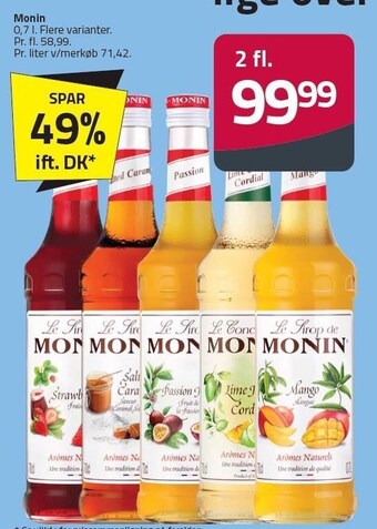 Fleggaard Monin - 2 fl. tilbud